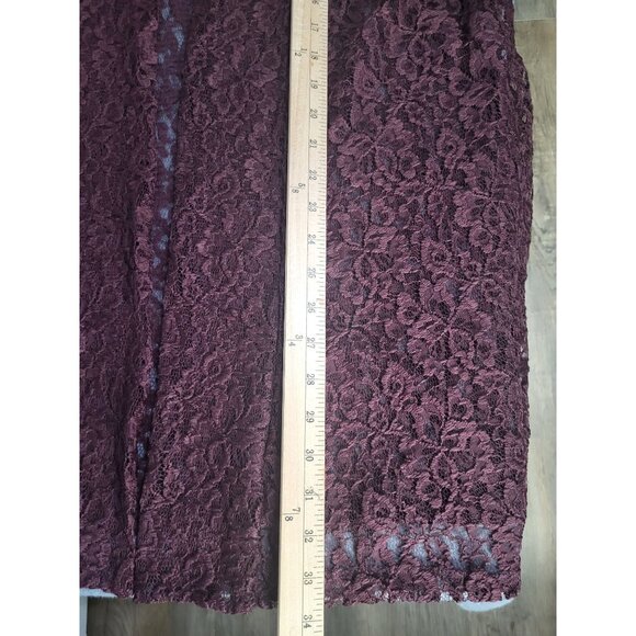 SHANNON FORD NEW YORK LG Open Front Lace Cardigan Whimsigoth Romantic Feminine - Picture 8 of 9